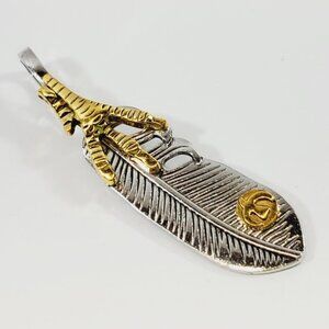 Feather with Bird's Foot Pendant (87)